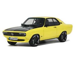 PRE-ORD3R OttOmobile Miniatures Modeliukas 1/18 2021 Opel Manta GSE Elektromob *Resin series*, yellow/black