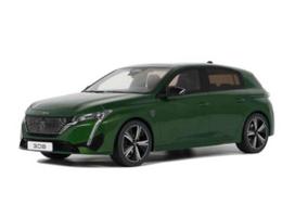 PRE-ORD3R OttOmobile Miniatures Modeliukas 1/18 2022 Peugeot 308 GT  *Resin series*, olive green