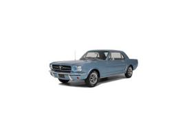PRE-ORD3R OttOmobile Miniatures Modeliukas 1/12 1965 Ford Mustang V8 Hardtop *resin series*, silver blue pony