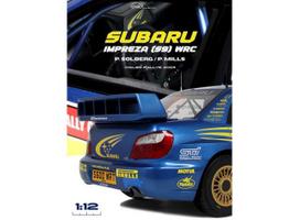 PRE-ORD3R OttOmobile Miniatures Modeliukas 1/12 2003 Subaru Impreza (S9) WRC Blue #7 P.Solberg/P.Mills *Resin series*, blue/yellow