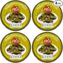 "Alta Gusto Dolmadakia" (ryžiai vynuogių lapuose) 4 x (280 g) + Nemokamas "Araxxon" alyvuogių aliejus iš Spartos (20 ml)