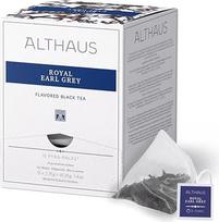 "Althaus Royal Ear Grey" arbata piramidiniame maišelyje Juodoji arbata PYRA PACK Juodoji arbata su bergamotės ir citrusinių vaisių aromatu 15 x 2,75 g
