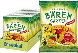 "Bärengarten Light Bears Sugar-Free" 2 100 g - apelsinų, braškių, kriaušių, kriaušių, citrinų, vyšnių ir obuolių guminukai be cukraus, be glitimo ir laktozės, su natūraliais skoniais (14 x 150 g)