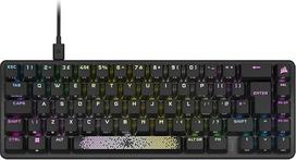 "Corsair K65 PRO MINI RGB 65 % optinė mechaninė laidinė žaidimų klaviatūra - OPX jungiklis - PBT dvigubo šūvio klavišai - suderinama su "iCUE" - QWERTY UK išdėstymas - juoda