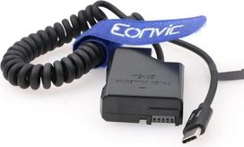 "Eonvic" EP-5A ir C tipo USB maitinimo kabelis EN-EL14 EP-5A fiktyvaus akumuliatoriaus jungčių rinkinys, skirtas D3100 D3300 D3400 D5200