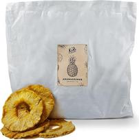 "KoRo" - Džiovinti ananasų žiedai 1 kg - nesaldinti ir nesulfūruoti sausi vaisiai, supakuoti į vertingą pakuotę
