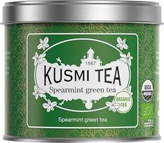 "Kusmi Tea" - žalioji arbata su mėtomis - "Gunpowder" žalioji arbata su mėtomis - tikri mėtų lapeliai - mėgaukitės karšta arba šalta arbata - biri arbata - 100 g metalinė skardinė - kiekis maždaug 50 puodelių