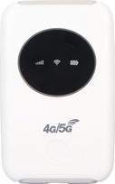 "Luqeeg" mobilusis "WiFi Hotspot", 4G LTE USB "WiFi" modemas, 300Mbps atrakintas 5G "WiFi" didelės spartos "WiFi Hotspot" su SIM kortelės lizdu Belaidis nešiojamasis "WiFi" maršrutizatorius kelionėms