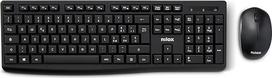 "Nilox" NXKMWIT012 10M belaidės klaviatūros ir pelės rinkinys Itališko išdėstymo klaviatūra Pelė su 1600 DPI optiniu jutikliu, suderinama su "Windows", "Linux" ir "Mac