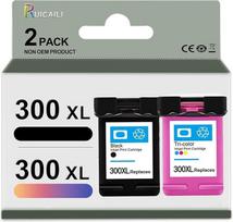 300XL restauruota rašalo kasetė HP 300 XL, skirta spausdintuvams PhotoSmart C4680 C4780 DeskJet F4580 F2480 F2400 F2420 F4500 D5560 Envy 100 120 (2 PCAK-1BK1C)