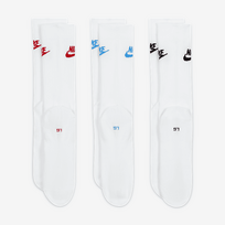Nike Sportswear Everyday Essential Crew Socks 3-Pack - Dydis XL (DX5025-911 Kojinės)