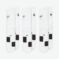 Nike Everyday Basketball Crew kojinės (3 poros) - Dydis 46-50 (DA2123-100 Kojinės)