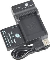 DSTE DMW-BLE9 ličio jonų akumuliatorius ir mikro USB įkroviklis, suderinami su "Panasonic Lumix" DMC-GF3 DMC-GF3GK DMC-GF5 DMC-GF6 DMC-GX7 DMC-LX100