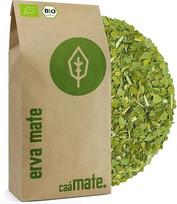 Ekologiška "Mate" arbata 1 kg ● Šviežia ir žalia ● Originali "Yerba Mate" ● Džiovinta oru ● Nerūkoma ● Be plastiko ● Sąžininga ● "Mate" arbata, pagaminta iš "Mate" lapų, "Mate" šakų ir "Mate" lapų miltelių ● DE-ÖKO-006