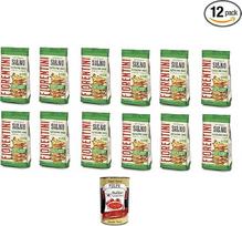 Fiorentini SI&NO Mini Gallette con Legumi 80 g Mini kukurūzų pyragas su ankštinėmis daržovėmis 12 x 80 g + Itališka gurmaniška polpa 400 g