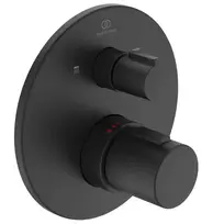Ideal Standard CeraTherm – termostatinis įmontuojamas maišytuvas T100, skirtas 2 vartotojams, juodas A5815XG