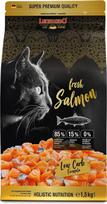 LEONARDO Fresh Salmon & Poultry [1,5 kg] kačių ėdalas, sausas ėdalas su 85 % šviežios mėsos katėms, visavertis ėdalas suaugusioms visų veislių katėms nuo 1 metų