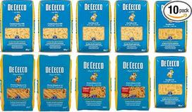 Pasta De Cecco Classic Makaronai (10 x 500 g) Itališki kietųjų kviečių manų kruopų makaronai + itališki gurmaniški makaronai Polpa 400 g