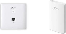 TP-Link EAP230-Wall AC1200 WLAN Gigabit Access Point, baltas ir EAP235-Wall AC1200 WLAN Gigabit Access Point, skirtas montuoti ant sienos (WLAN greitis iki 1167Mbit/s, Omada SDN, 4 x Gigabit LAN prievadai), baltas