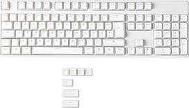 YMDK Pudingo vokiečių ISO QWERTZ dvigubo šūvio PBT blizgesio per OEM profilio klavišų dangtelių rinkinys, tinkantis MX jungikliams 108 87 61 mechaninei klaviatūrai
