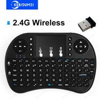 Mini Wireless Keyboard 2.4GHz 92 Keys Air Mouse Remote Touchpad English Gaming Keyboard For Windows PC Box Projector