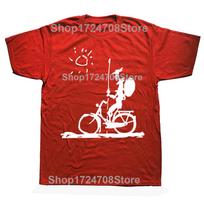 Funny Pablo Picasso Don Quixote T-Shirts Men O Neck 100% Cotton T Shirts Riding Bike Short Sleeve Tees Birthday Clothing S