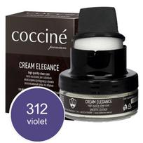 Coccine Cream Elegance batų tepalas su kempinėle, 50 ml, violetinis