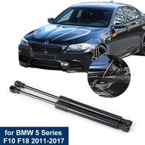 2 VNT. Priekiniai pakėlimo atraminiai statramsčiai Variklio dangčiui BMW 5 serijai F10 F11 F18 2011-2017 Dujinė spyruoklinė amortizatoriaus strypas 51237309119