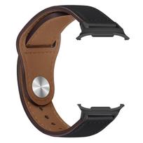 Leather Strap for Samsung Galaxy Watch 8 Classic 8 44mm 40mm 46mm No Gaps Bands for Galaxy Watch Ultra 2 47mm Bracelet Watchband Galaxy watch 8 44mm juoda