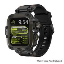 2IN1 dėklas+dirželis Apple Watch juostai Ultra 3 49mm 46 42 44 45mm Metalinio lydinio dėklas Silikoninė apyrankė IWatch 11 10 9 8 7 654SE 46mm Series 10