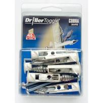 Tvirtas gipso kartono sienos inkaras M5 Cobra DrillerToggle, 75 mm varžtas, 6 paketai