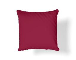 Medvilninis satininis pagalvės užvalkalas 40x40 bordo
