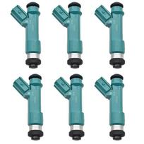 6 vnt. 23209-39075 23250-39075 Kuro purkštukai Toyota 4Runner FJ Cruiser Tacoma Tundra 4.0L V6 23250-31060  23209-39015 6pcs
