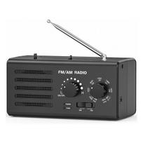 Transistorius AM/FM radijas, nešiojamas, garsiakalbis, ausinių lizdas, USB/baterija