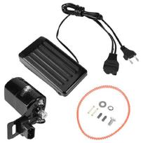 Patogus 180W siuvimo mašinos variklio ir kojinio pedalo rinkinys, reguliuojamo greičio pedalas, puikiai tinka įvairiems audiniams ir lengvas montavimas 1 black