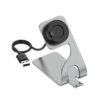 Charging Stand for Garmin Epix/Epix Gen 2 Pro Vivoactive 5 Venu 3/3S Forerunner 165/265/965 Fenix 8/7/E Charger Dock Station pilka spalva