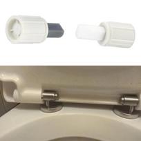 Premium Soft Close Toilet Hinges, Contemporary and Functional Design, Suitable for All Bathrooms, Top Fix Replacement China Mainland