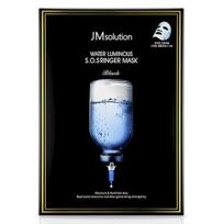 JMsolution Water Glow SOS Ringer Mask Black – 10 Sheets 10 Sheets