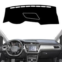 Car Dashboard Cover Mat For Volkswagen VW Touran MK2 2016 2017 2018   Anti-UV trument Sunshade Carpet Rug Accessories Black(Black Edge)