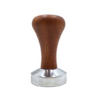 Espresso Coffee Tamper Coffee Powder Bean Press Hammer with Wooden Handle 53mm