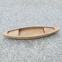 Model Boat Small Canoe Fish Tank Decorations Unfinished Wood Boat Toy Room Decor For Home Bedroom Living Room Desktop Shelf China Mainland
