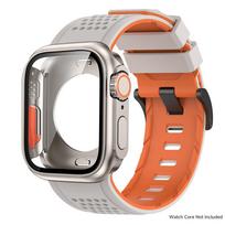Silicone Strap+Case For Apple Watch Ultra 3 2 1 49mm Series 11 10 46mm iWatch 9 8 7 6 5 SE3 45 44mm Correa Sports Bracelet band 45mm Series 7 8 9