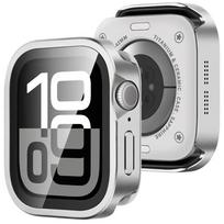 Metalinis dėklas Vandeniui atsparus Aliuminio lydinio Pilnas apsauginis dėklas Apple Watch Ultra 3 49mm 11 10 46 42mm Dėl Iwatch 987654SE 44 45MM For Series 654 44MM sidabras