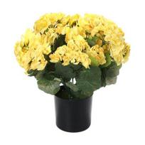 Dirbtinės pelargonijų gėlės laukui, 13 colių vazoninis dirbtinių pelargonijų krūmas, atsparus UV spinduliams, dirbtinio šilko gėlė verandos, sodo, kiemo terasos dekoravimui D