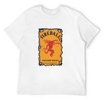 FIREBALL CINNAMON WHISKY Marškinėliai grafiniai marškinėliai dizainerių marškinėliai individualus dizainas jūsų paties tušti marškinėliai vyrams medvilnė S