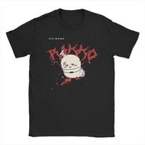 Rakko Chiikawas Japan cartoon Merch Unisex T Shirts 100% Cotton Tee Usagi Hachiware Graphic Printing T-shirt Clothing S