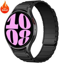 Magnetinis silikoninis dirželis Samsung Galaxy Watch 7 6 5 4 44 40mm 6Classic 43mm 47mm, be tarpų, sportinis apyrankė Galaxy 5Pro 45mm Galaxy Watch 7 40mm