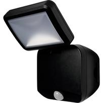 LED prožektorius OSRAM SPOTLIGHT SENSOR, IP54 4W 4000K 260lm 4xD elementai, su jud. davikliu, juodas
