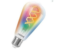 Išmanioji LED lemputė OSRAM, E27, EDISON, 4,8 W, 2700 - 6500 K, 470 lm, RGBW, SMART + WiFi