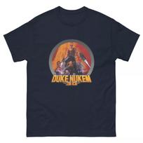 Summer New Retro Vintage Duke Nukem Video Game Men's T-Shirt Loose and Comfortable S